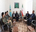 نشست مدیرکل با امام جمعه و فرماندار شهرستان فلارد