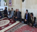 دیدار مسئولین منابع طبیعی و آبخیزداری استان و شهرستان با خانواده شهید جنگ رمضان