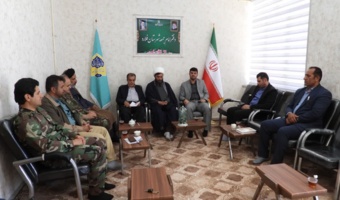 نشست مدیرکل با امام جمعه و فرماندار شهرستان فلارد