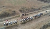 گزارش تصویری از مانور اطفای حریق نیروهای یگان حفاظت منابع طبیعی استان چهارمحال و بختیاری در عرصه های مرتعی و جنگلی
