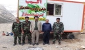 برپایی ایستگاه کنترل کوچ در گردنه تاراز شهرستان کوهرنگ