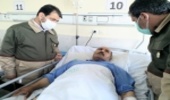 عیادت رئیس سازمان جنگل‌ها از قرقبان مجروح منابع‌طبیعی میامی