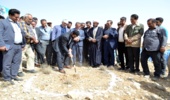 گزارش تصویری کلنگ زنی فاز اول پارک آبخیز جهان بین