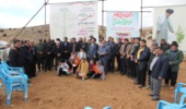 افتتاح طرح بذرکاری بادام دیم در روستای چهار طاق