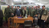 میز خدمت جهادی مسئولین منابع طبیعی و آبخیزداری استان پیش از نماز جمعه