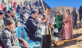 نهالکاری به مناسبت دهه فجر در روستای پل بریده