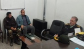بازدید فرمانده یگان حفاظت از اداره منابع طبیعی شهرستان بن