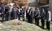 کاشت نهال امید در دادگستری شهرکرد: لبیک به پیام رهبری و گرامیداشت یاد شهدا