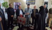 دیدار مسئولین منابع طبیعی و آبخیزداری استان و شهرستان با خانواده شهید جنگ رمضان