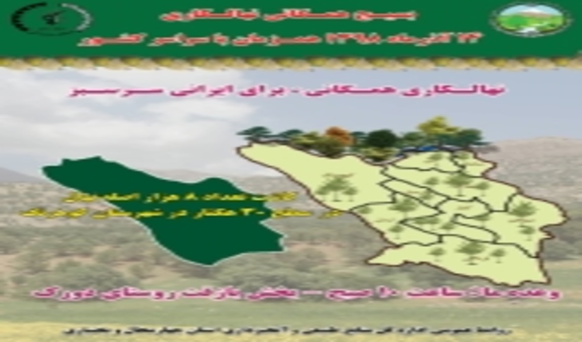 8 هزار اصله نهال در شهرستان کوهرنگ غرس می شود