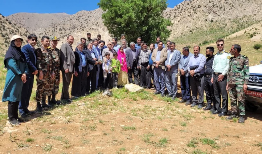 بازدید از طرح بذرکاری ۴۰ هکتاری روستای چهارطاق