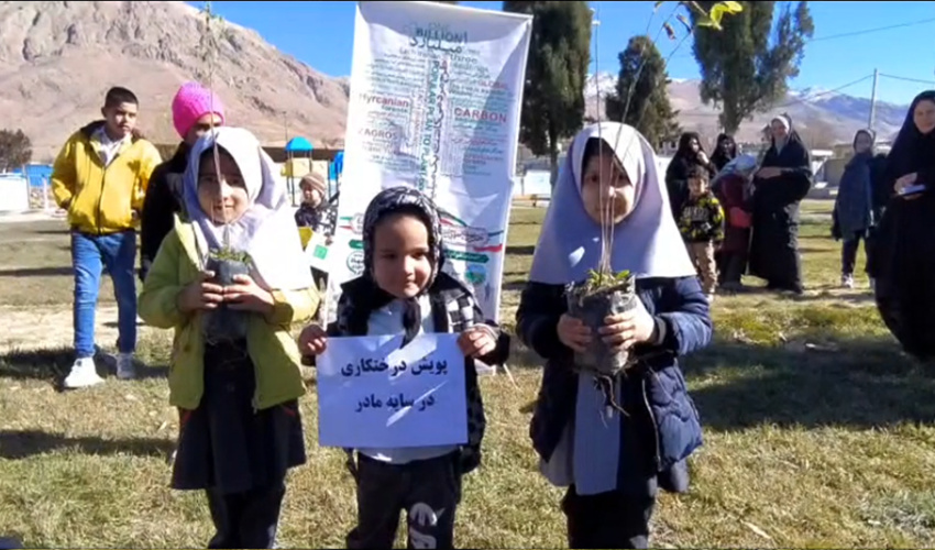 برگزاری پویش درختکاری در سایه مادر